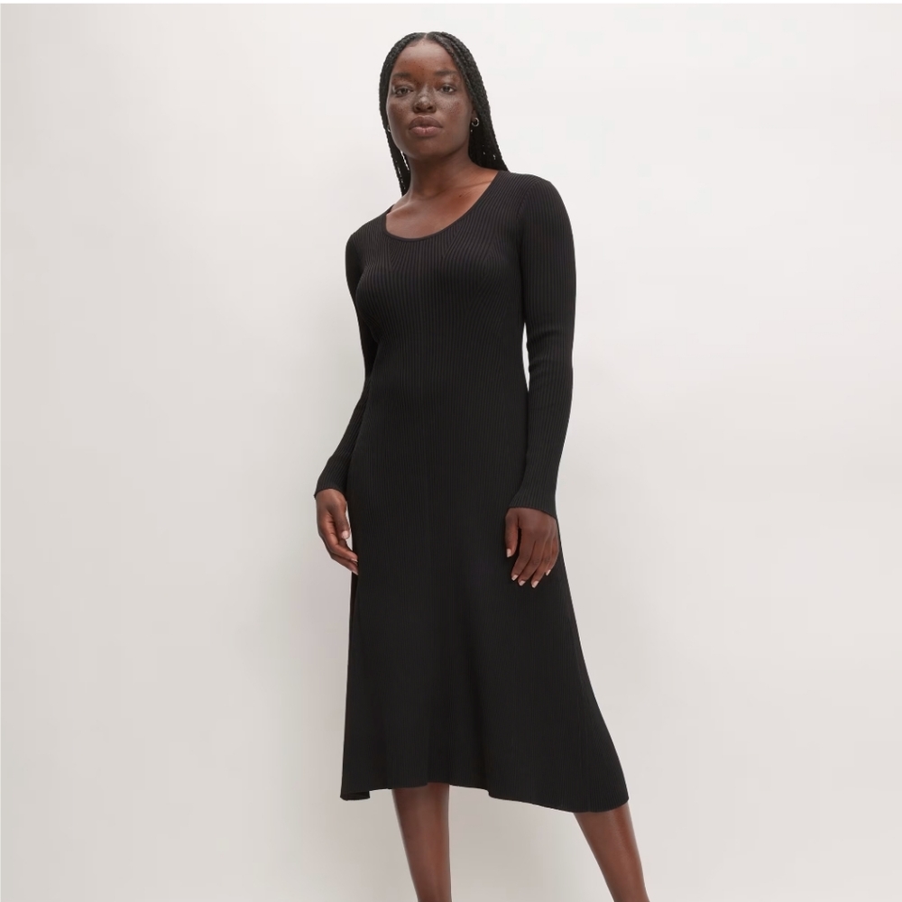 Everlane Ribbed Scoopneck Dress